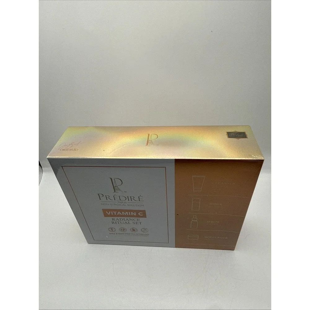 Prédiré Paris Vitamin C Radiance Ritual Set Cleanser Toner Serum MSRP $269